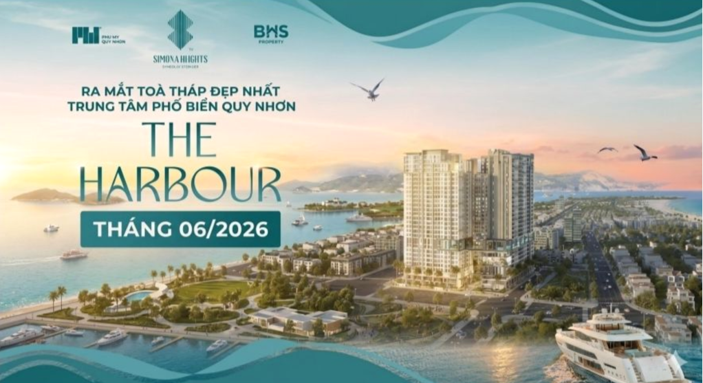 Thông báo nhận booking tòa The Harbour Quy Nhơn đợt 1 với giỏ hàng giới hạn